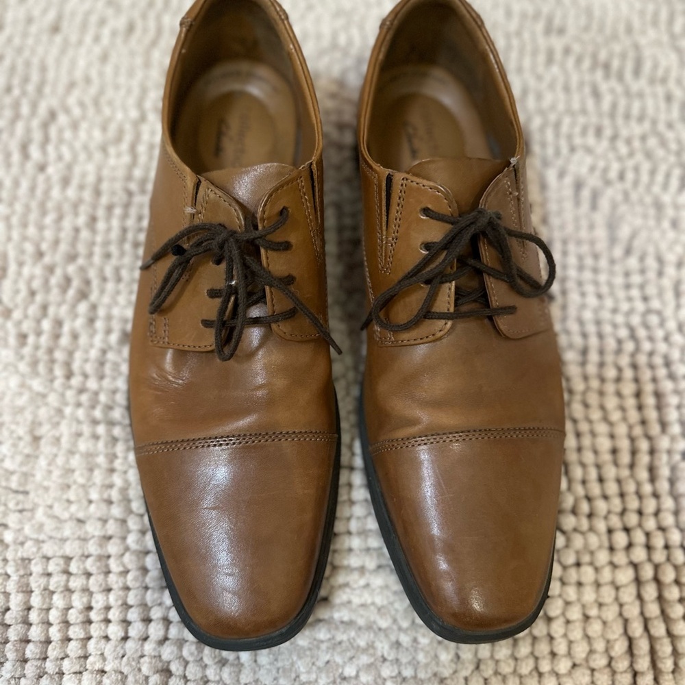 Brown Leather Men's Dress Shoes